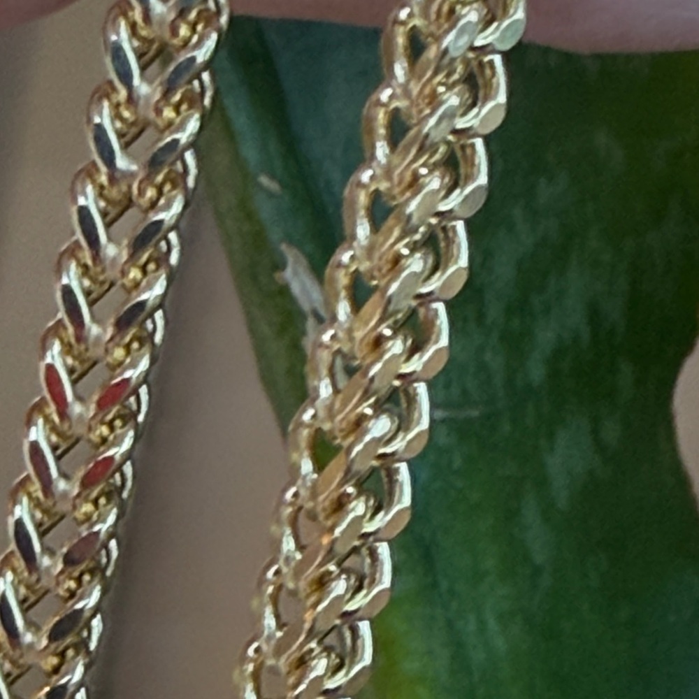 14 karat gold Cuban boxed chain - Picture 5 of 8